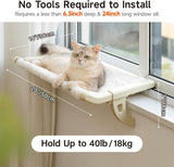 Mewoofun Cat Window Perch – Adjustable Clamp Hammock with Removable Cover, Indoor Cat Windowsill Bed