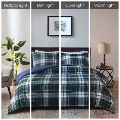 3M Scotchgard Down Alternative All-Season Comforter Set – Hypoallergenic, Moisture-Wicking Microfiber with Comforter & Shams