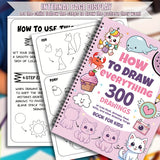 How to Draw Anything – 300 Cute Step-by-Step Drawings of Animals, Food, Gifts & More