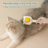 One-Key Spray Pet Comb – Deep Cleaning Deshedding & Detangling Tool with Built-In Grooming Mist