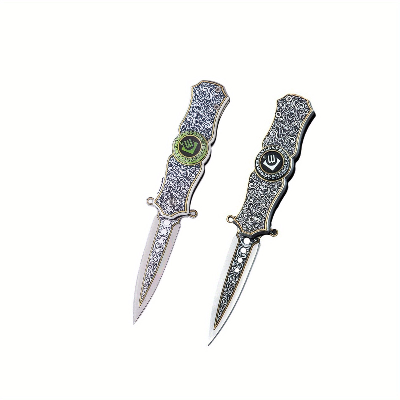 Vibrant Green Gyro Knife – Compact & Lightweight Blade for Precise Kitchen Slicing