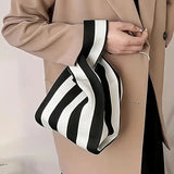 Women’s Knitted Wool Bucket Bag – Versatile Handbag & Casual Tote