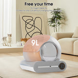 Smart Self-Cleaning Cat Litter Box – Automatic Scooping with Deodorization, App Control & 2.4G WiFi Support with Safety Padding