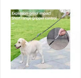 YT Pet Explosion-Proof Impact Leash with Padded Double Handles & Car Seat Belt – Heavy-Duty, Safe & Adjustable