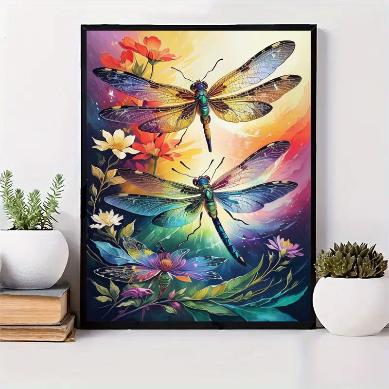5‑Piece 5DDIY Full Round Diamond Painting Kit – Water-Themed Acrylic Diamonds on Durable Polyester Cotton Canvas, Vivid Mosaic Art