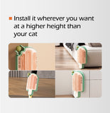 Cat Self-Grooming Brush – Popsicle-Shaped Corner Massage Comb & Scratcher for Indoor Cats