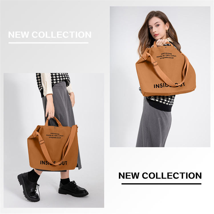 Women’s Large Capacity Canvas Tote Bag 👜 Stylish High-End Black Shoulder Bag for Shopping & Daily Use