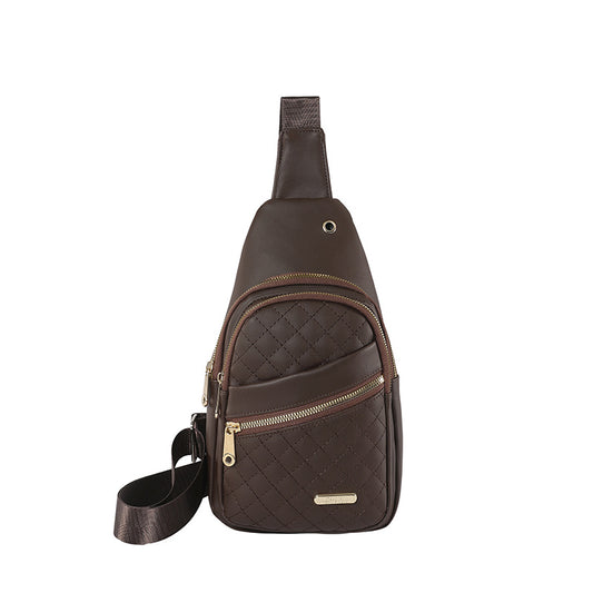 Storage Sling Travel Bag 🎒 Water-Resistant Crossbody Chest Bag with Earphone Hole – For Men & Women