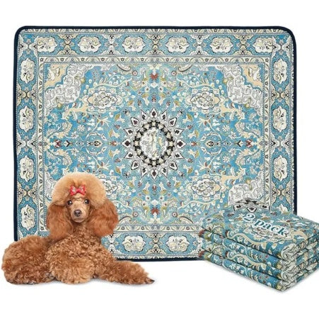 Washable Reusable Puppy Pads (2-Pack) – Super Absorbent, Leakproof, Non-Slip 36 × 41 cm Training Mats