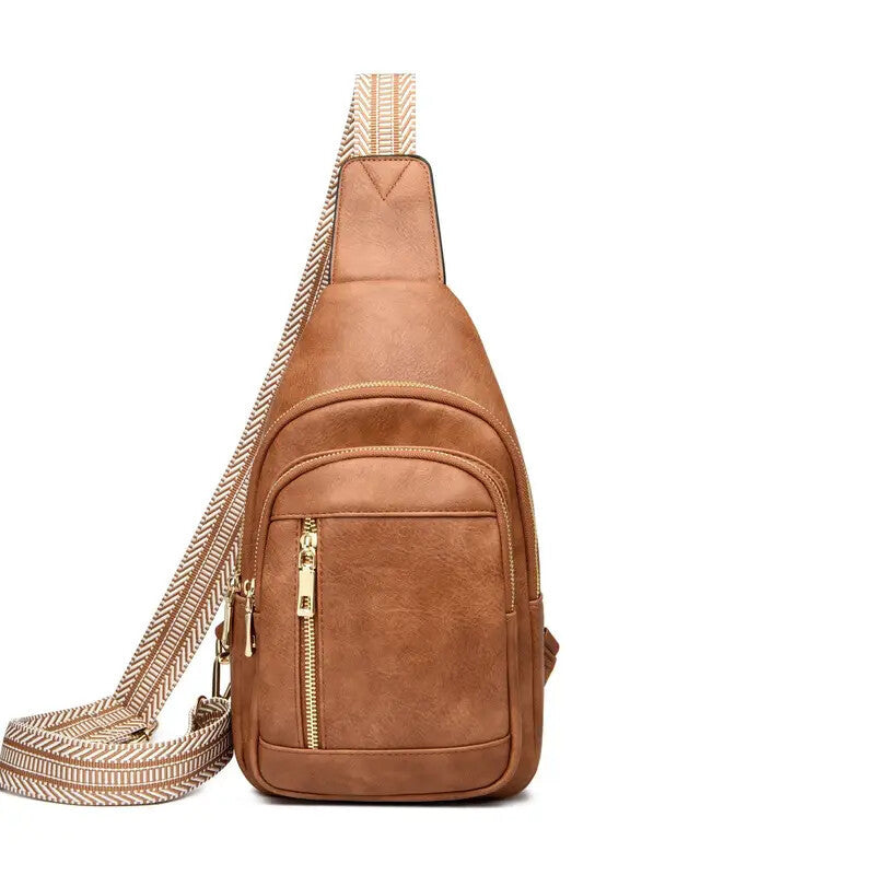 Women’s Large Crossbody Handbag – Multi-Layered PU Leather Shoulder & Messenger Bag