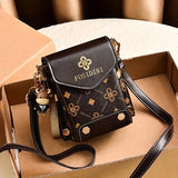 Small Crossbody Phone Bag 📱 Travel Cellphone Wallet & Shoulder Bag – Coffee