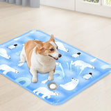 Pet Summer Cooling Pad – Ice Bear Shape Washable & Portable Cooling Mat for Cats