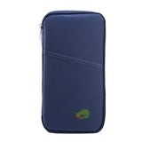 Travel Passport Wallet & Document Organizer 🛂 12-Cell Waterproof ID, Card & Ticket Holder with Zipper Case
