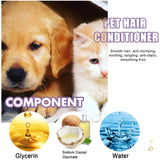 Pet Hair Care Cream – Anti-Tangle & Softening Formula for Fluffy, Smooth Fur Without Static