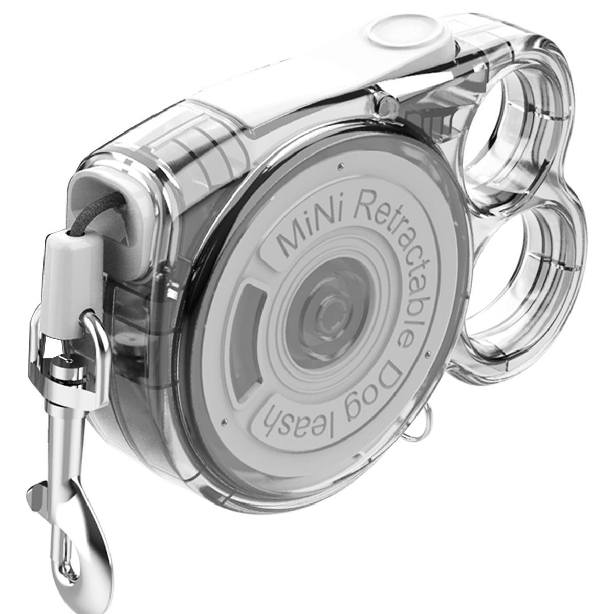 Mini Retractable Dog Leash – Lightweight & Durable Leash for Small Pets, Easy-to-Use Design for Outdoor Walks