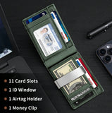 Minimalist & Smart AirTag Leather Wallet
