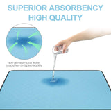 Washable Waterproof Dog Urine Pad – Non‑Slip Training Mat for Puppies & Cats, 2‑Pack, Reusable & Easy‑Care