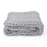 Plush Solid-Color Fleece Blanket – Ultra-Soft Throw for Sofa, Bed, or Travel