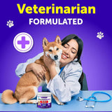 Dog Multivitamin Chews – 20-in-1 Vitamins with Glucosamine for Joint, Skin, Gut, Immunity & Mobility (120 Chews)