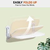 Mewoofun Medium Cat Window Perch Hammock with Steel Frame & Strong Suction Cups – White