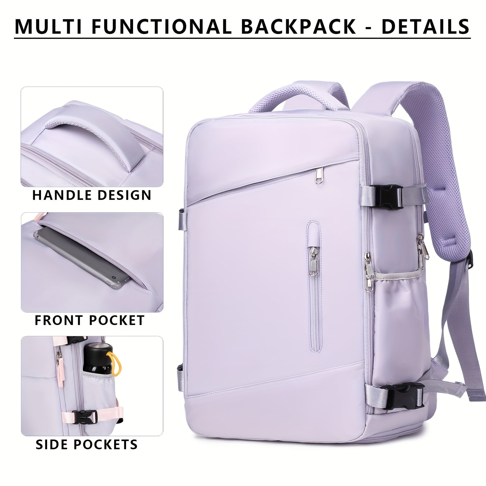 Versatile Travel Backpack for Men & Women – Large-Capacity Laptop Bookbag (Fits 15.6″ & 14″ Notebooks) 🎒