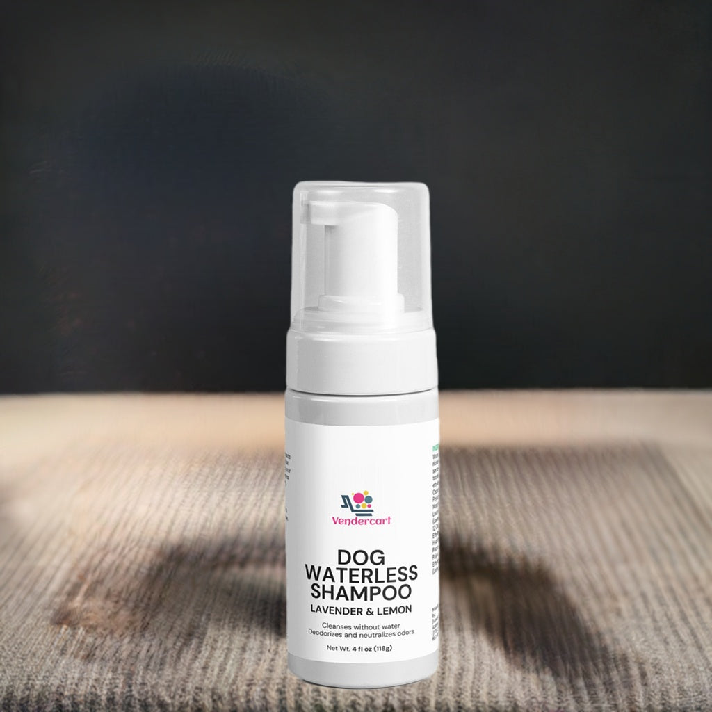 Dog Waterless Shampoo – No-Rinse Easy Clean Coat Formula for Pets, Quick Grooming & Odor Control