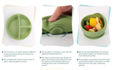 Silicone Baby Feeding Set with Suction – 10 PCS Baby Weaning Supplies (Green)