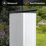 10 × 20 ft Heavy-Duty Portable Carport – Khaki Garage Shelter with Powder-Coated Steel Frame & Waterproof Canopy