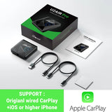 Ottocast U2-Air wireless CarPlay adapter – Bluetooth USB dongle activator for Audi, Toyota, Volkswagen & factory-wired CarPlay cars