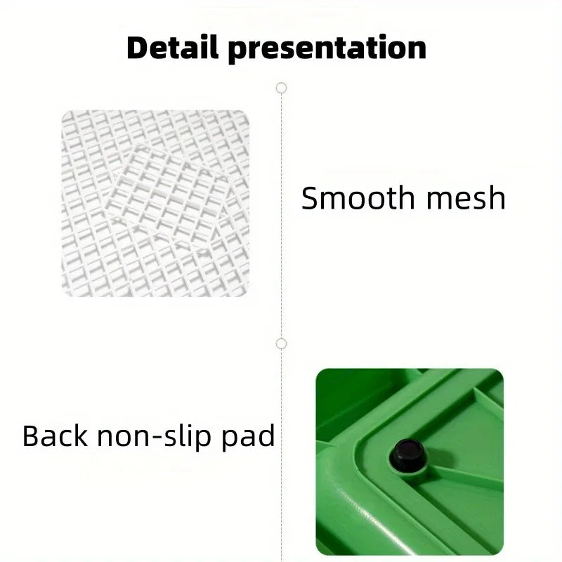 Indoor Dog Training Pad with Artificial Turf – Anti-Slip Puppy Toilet with Odorless Design for Easy Potty Training & Clean Homes