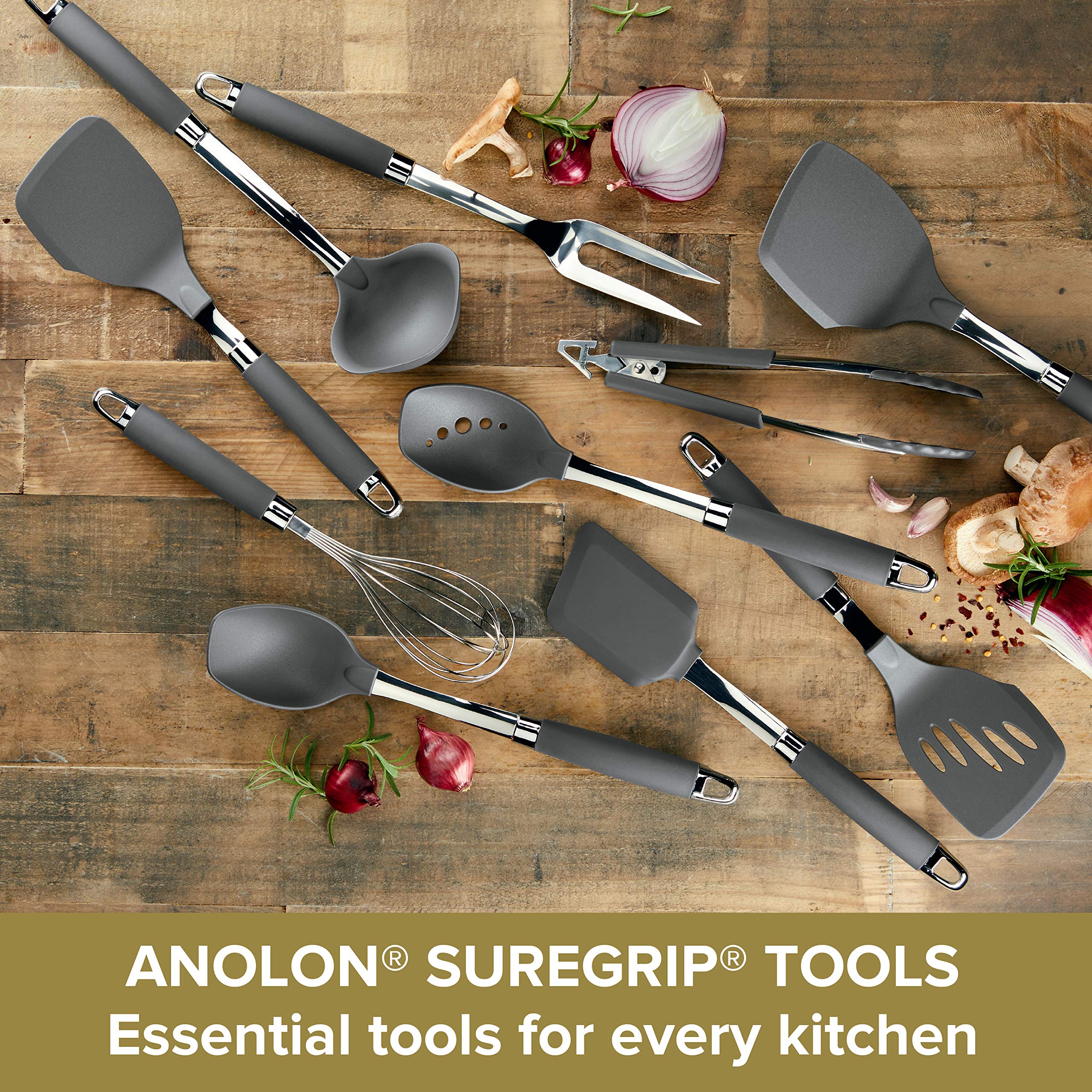 Stainless Steel Meat Fork with SureGrip Handle – Heat-Resistant Carving & Serving Fork