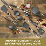 Stainless Steel Meat Fork with SureGrip Handle – Heat-Resistant Carving & Serving Fork