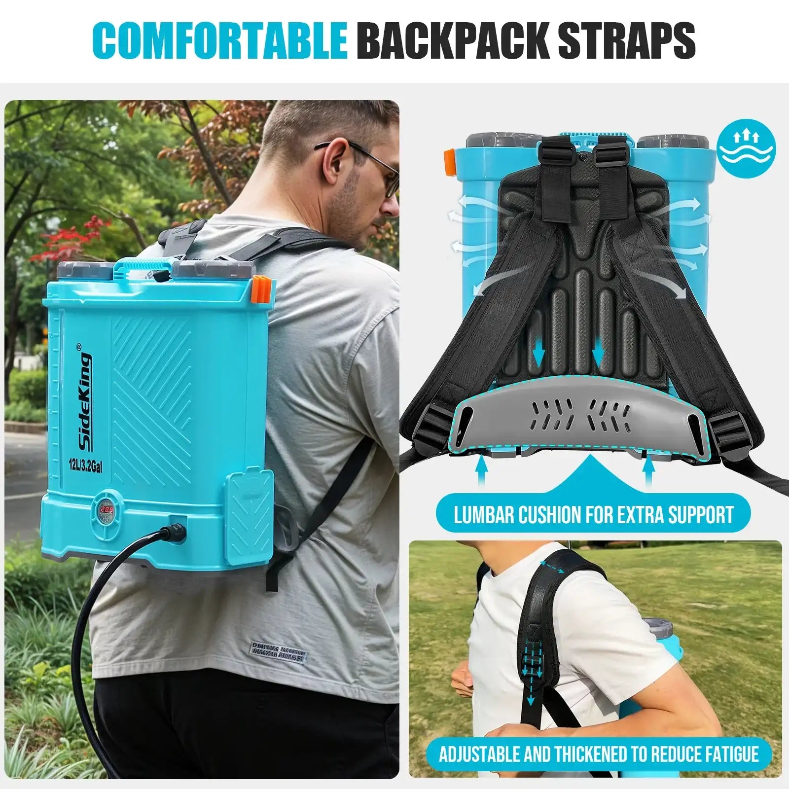 Electric 12 L Battery Backpack Sprayer – Multi-Function Garden & Agriculture Sprayer