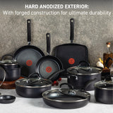 T-fal Ultimate Hard Anodized Nonstick Cookware Set – Thermo-Spot Technology, Durable & Oven Safe