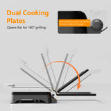 Panini Press Grill 4‑Slice – Indoor Sandwich Maker with Temperature Control, Non‑Stick Plates & 180° Opening 1200 W