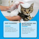 Yegbong Cat Cleaning Mousse – 60ML Waterless Pet Shampoo for Kittens & Cats, Removes Dirt & Oil, Moisturizes & Smooths Fur
