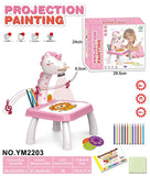 Unicorn Projection Drawing Board – Kids Art & Puzzle Toy with Music & Tracing for Ages 3+