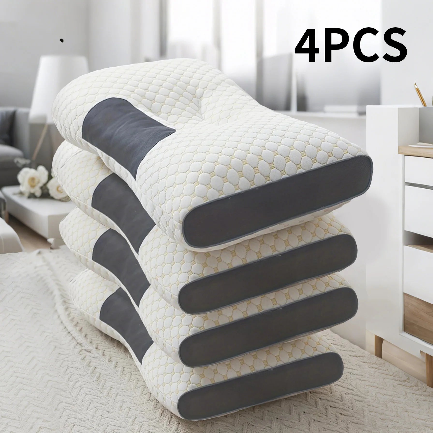 Ultimate Cervical Correction Pillow – Ergonomic Neck Support for Side & Back Sleepers