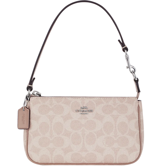 Coach Nolita 19 Shoulder Bag – Compact Signature Canvas Mini Handbag for Women