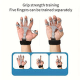 ProGrip Finger & Wrist Strength Trainer – Adjustable Resistance Hand & Finger Band Kit 💪✋