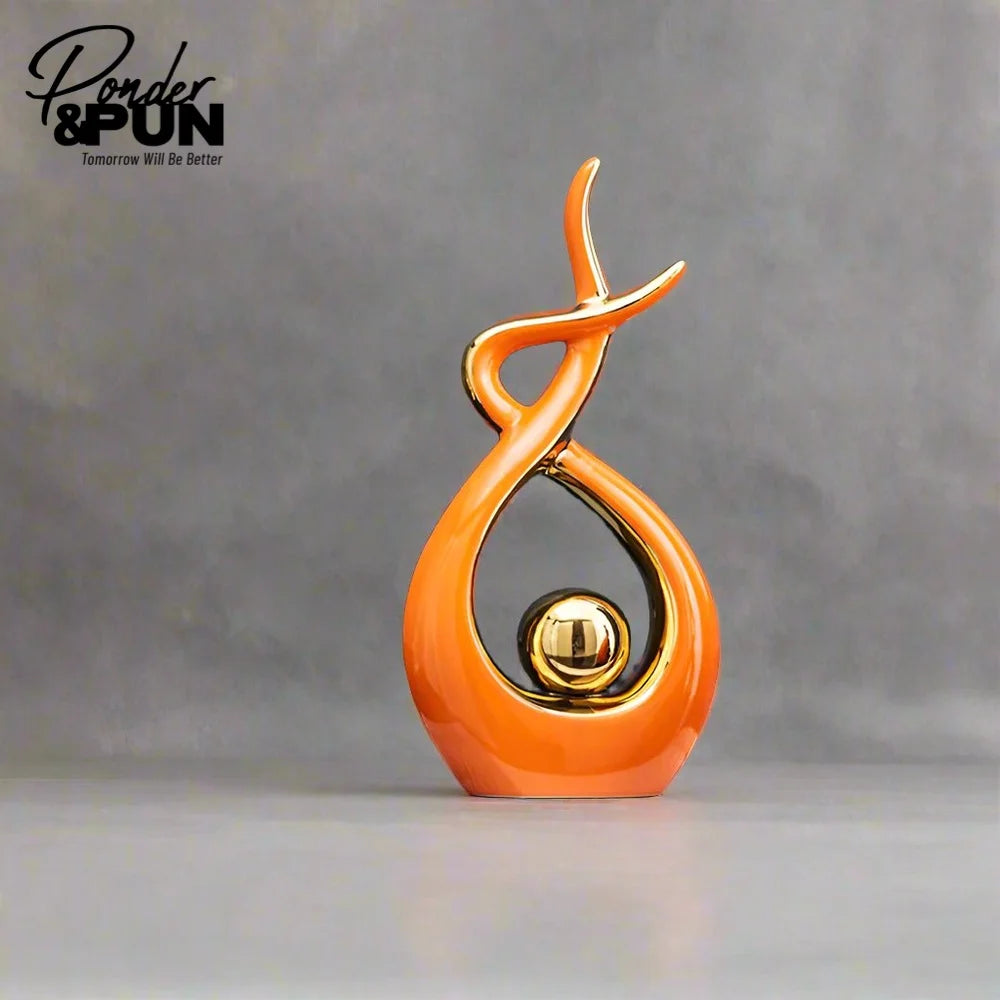 Whispers of Artistry – Modern Ceramic Art Décor for Stylish Home & Living Room Decoration
