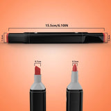 Alcohol Art Marker Set – Double-Headed Artist Markers with Brush & Chisel Tips (Up to 168 Colors)
