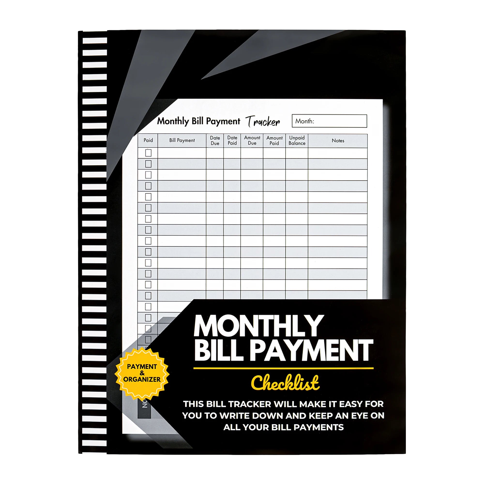 Bill Tracker & Budget Planner – 100-Page Monthly Expense Organizer for Smart Financial Management 💰