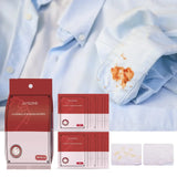 Eco-Friendly Portable Clothing Stain Remover Wipes – Instant Fabric Clean for Oil, Water & Pigment Marks 🌿