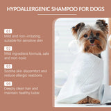 Yegbong Pet Shampoo 100ml – Hypoallergenic Dog Bath Wash, Hair Softening & Itchy Skin Relief, Nourishing Fur Cleanser