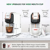 HiBREW 5-in-1 Multiple Capsule Coffee Machine – 20Bar Espresso Maker for Nespresso, Dolce Gusto, ESE Pods & Ground Coffee