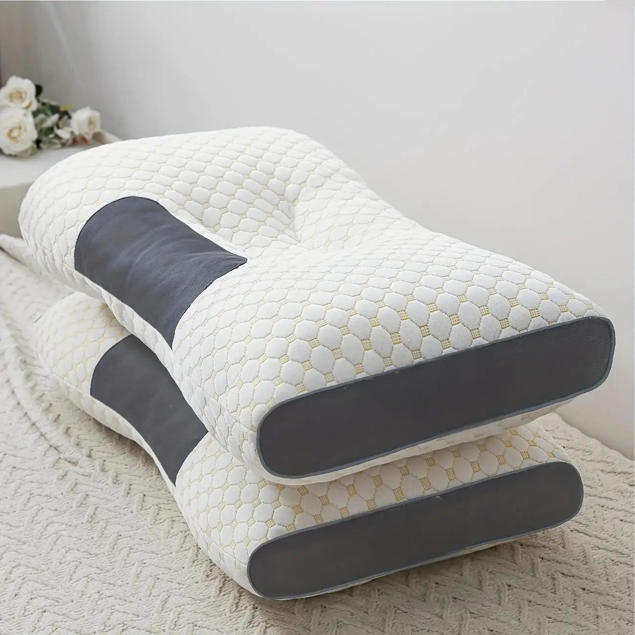 Ultimate Cervical Correction Pillow – Ergonomic Neck Support for Side & Back Sleepers