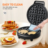 Electric Non-Stick 8″ Belgian Waffle Maker – Compact Fast Heating for Snacks, Hash Browns, Eggs & Sandwiches