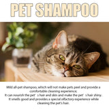 Yegbong Pet Hair Cleaning Shampoo – Stain & Mite Removal, Anti-Itch Deodorizing Shampoo for Cats & Dogs, Smooth Coat Care