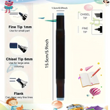 168-Color Dual-Ended Alcohol Marker Set – Permanent Brush & Fine Tip for Sketching, Drawing & Creative Notes 🎨